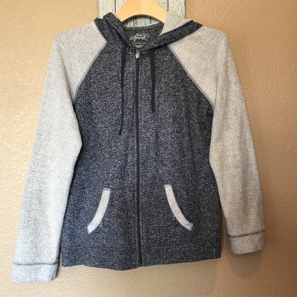 🍁 Style & Co. Hoodie Zip-Up Medium Sweater